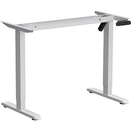 Каркас стола с электроприводом одномоторный AOKE, Well Desk BASIC, белый (AK-LCSM01ST-M60)