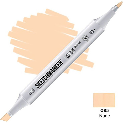 Маркер перманентный двусторонний "Sketchmarker", O85 обнаженный