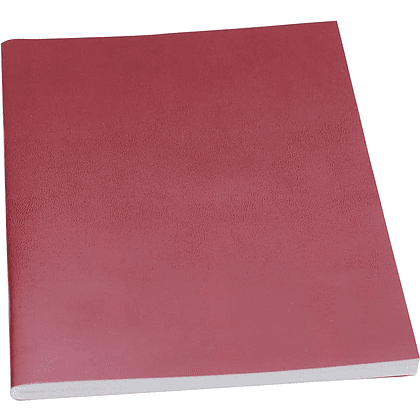 Тетрадь "Бордовый", А4, 96 листов, клетка, скоба сбоку, бордовый - 2