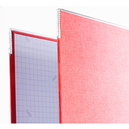 Папка-регистратор "Deli", А4, 75 мм, красный - 3