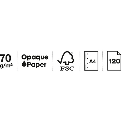 Тетрадь Miquelrius "Midnight Sparkles", А4,120 листов, клетка, темно-синий - 3