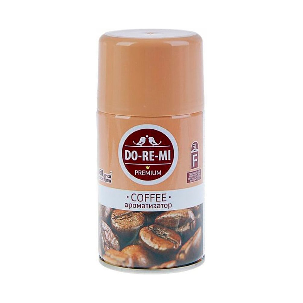 Освежитель воздуха "До-Ре-Ми Премиум"сменный баллон, 250 мл, кофе