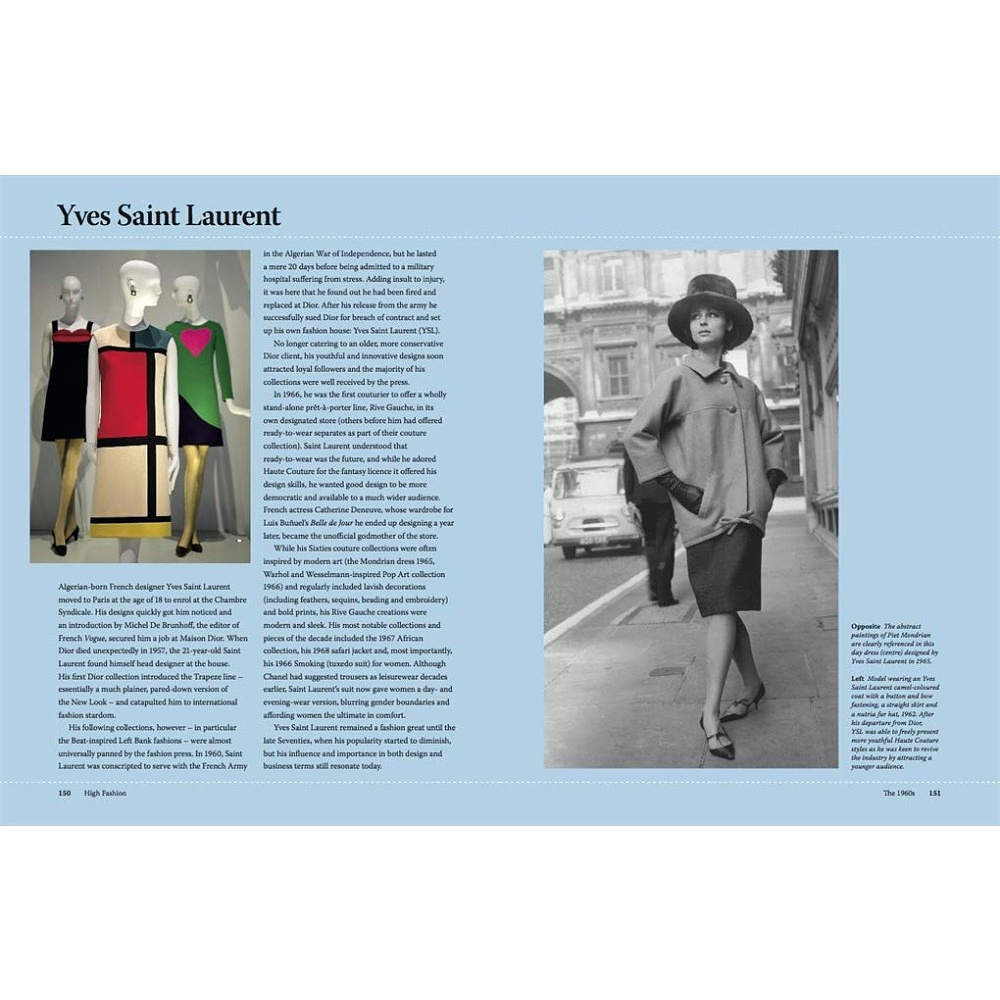 Книга на английском языке "High Fashion. The 20th Century Decade by Decade", Emmanuelle Dirix - 3