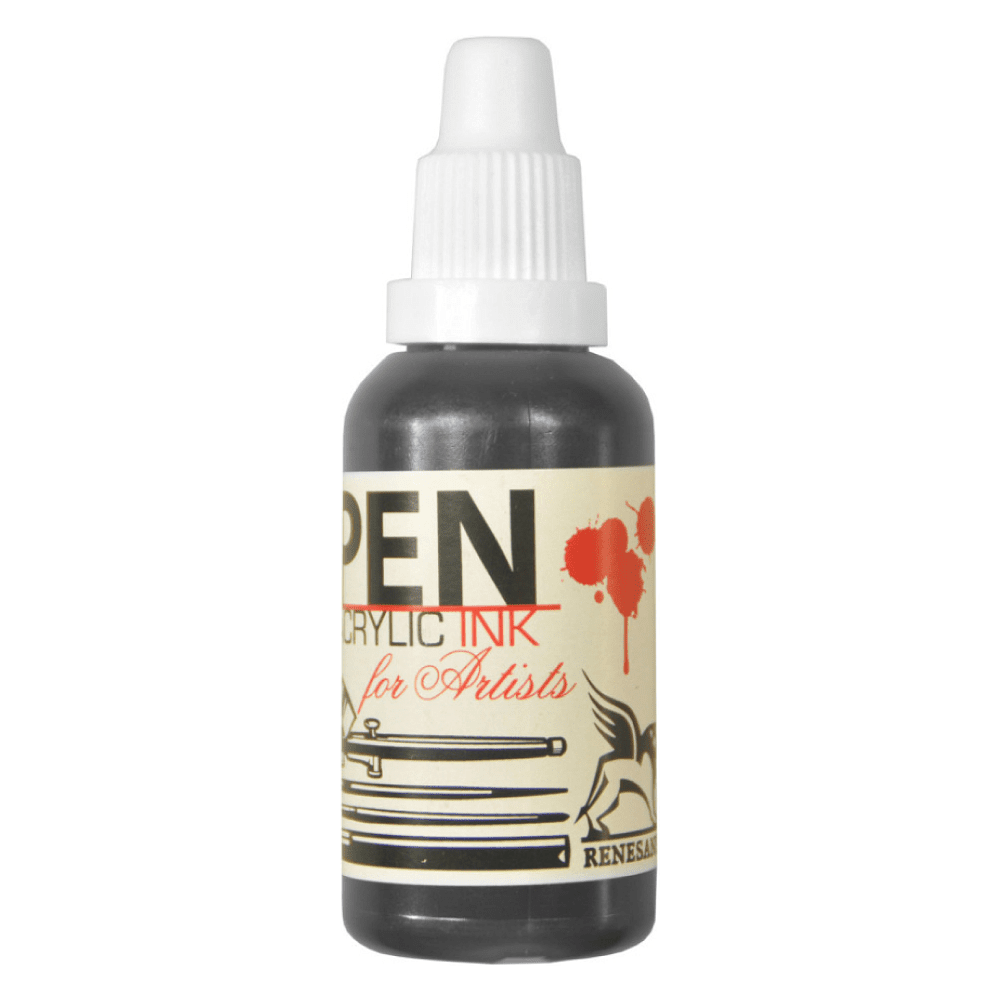 Акрил жидкий "Acrilic Ink", 16 чёрный