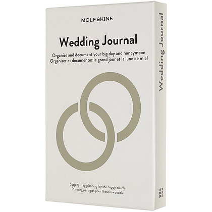 Блокнот "Passion Wedding Large", А5, 200 листов, линейка, светло-серый