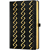 Блокнот Castelli Milano "Roman Gold", А5, 96 листов, линейка, черный, золотой - 2