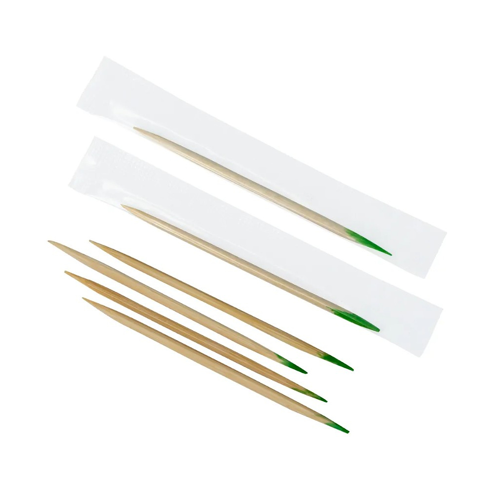 Зубочистки в индивидуальной PP упаковке, с ментолом, 1000 шт/упак - 2