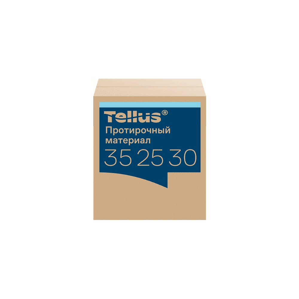 Протирочный материал нетканый Tellus c центральной вытяжкой повышенной прочности, 1 слой, 106,4 м, WM1/WM3 - 3