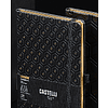 Блокнот Castelli Milano "Honeycomb Gold", А5, 96 листов, линейка, черный, золотой - 6