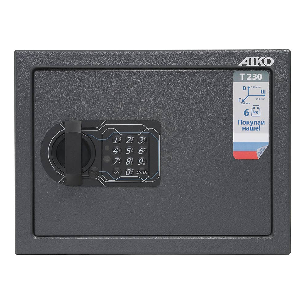 Мебельный сейф AIKO Т-230 EL, 230x310x250 мм - 5