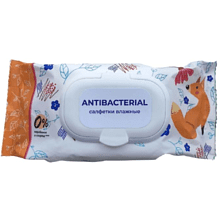 Салфетки влажные гигиенические антибактериальные с клапаном, с растительными экстрактами, 120 шт