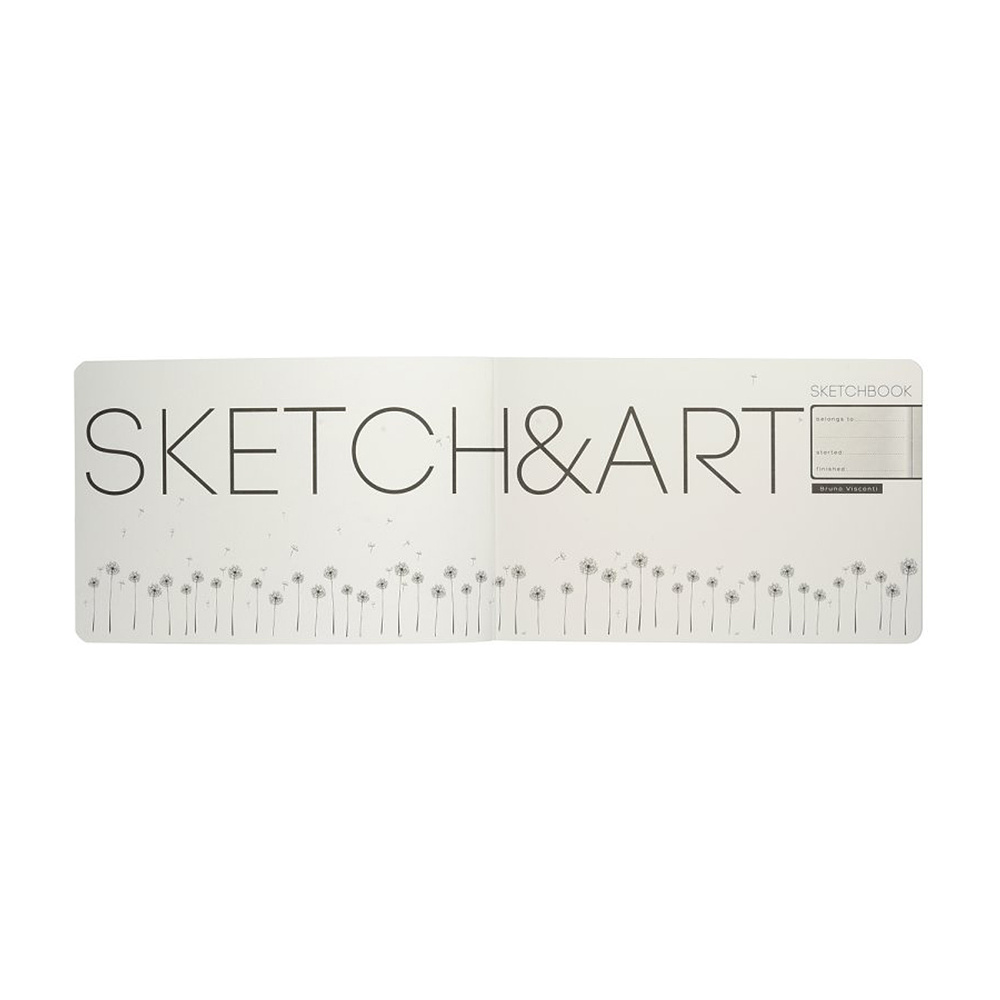 Скетчбук "Sketch&Art. Horizont", 21x14 см, 200 г/м2, 48 листов, красный - 4