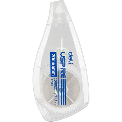 Корректор роллер "Uspire", 20х5 м/мм, белый, блистер - 2