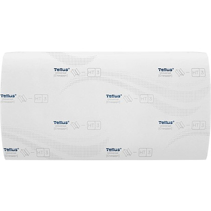 Полотенца бумажные Tellus Синглфолд Стандарт, листовые, 1-сл., 250 листов, H3 - 2