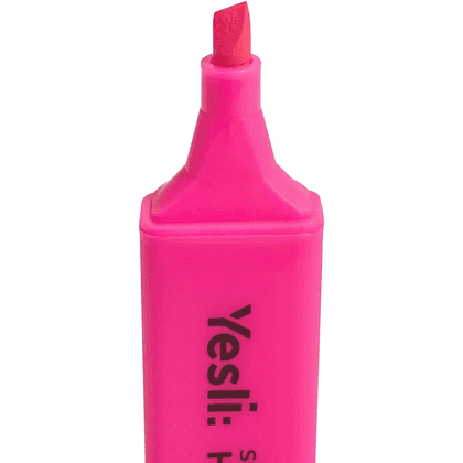 Маркер текстовый "Yesli:", розовый - 5