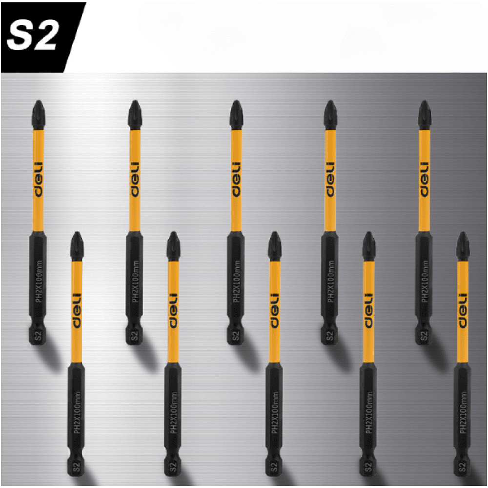 Бита Deli YS EDL251150, ударная, 10 шт., PH2 x 150 мм - 3