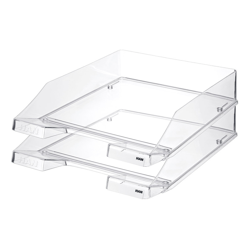 Модуль для бумаги горизонтальный "Han", прозрачный - 2