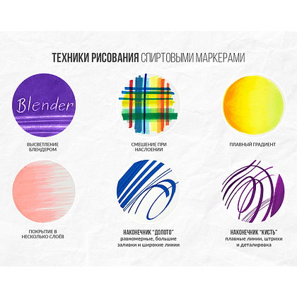 Маркер перманентный двусторонний "Sketchmarker Brush", BR42 умбра - 6