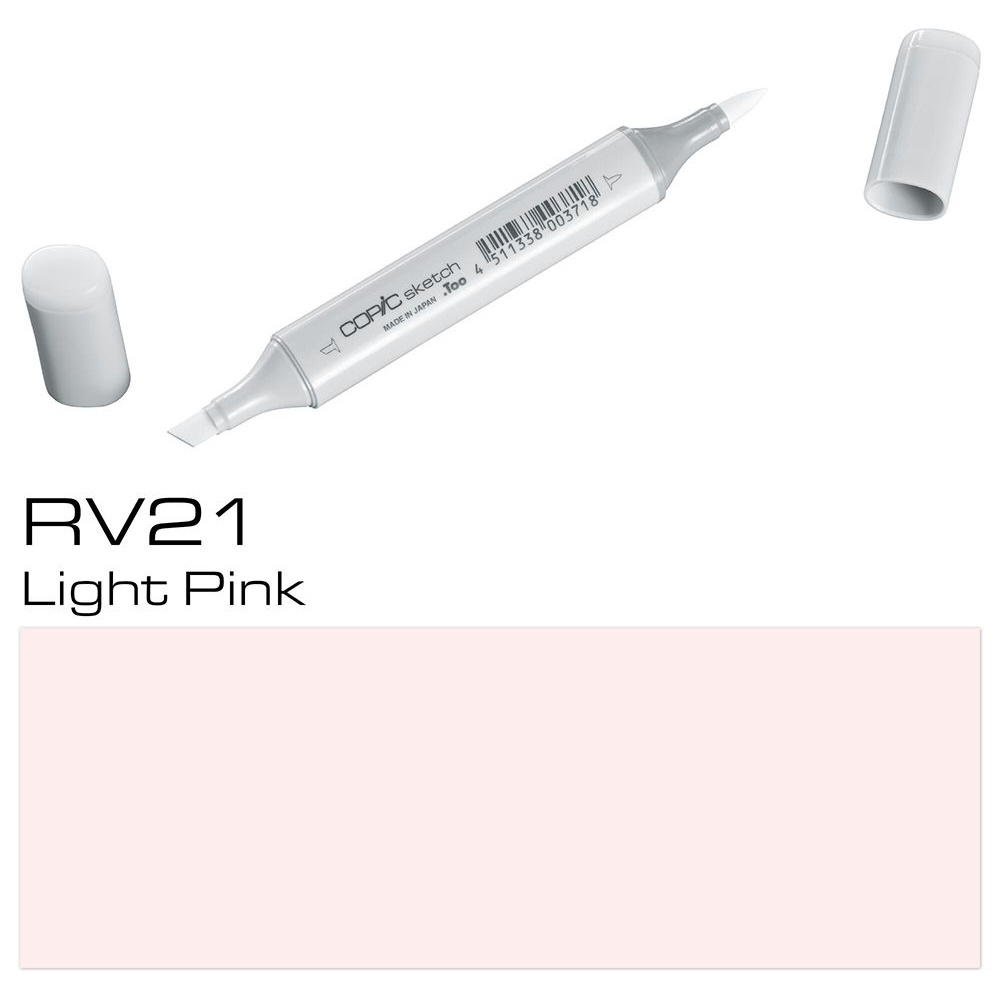 Маркер перманентный "Copic Sketch", RV-21 светло-розовый