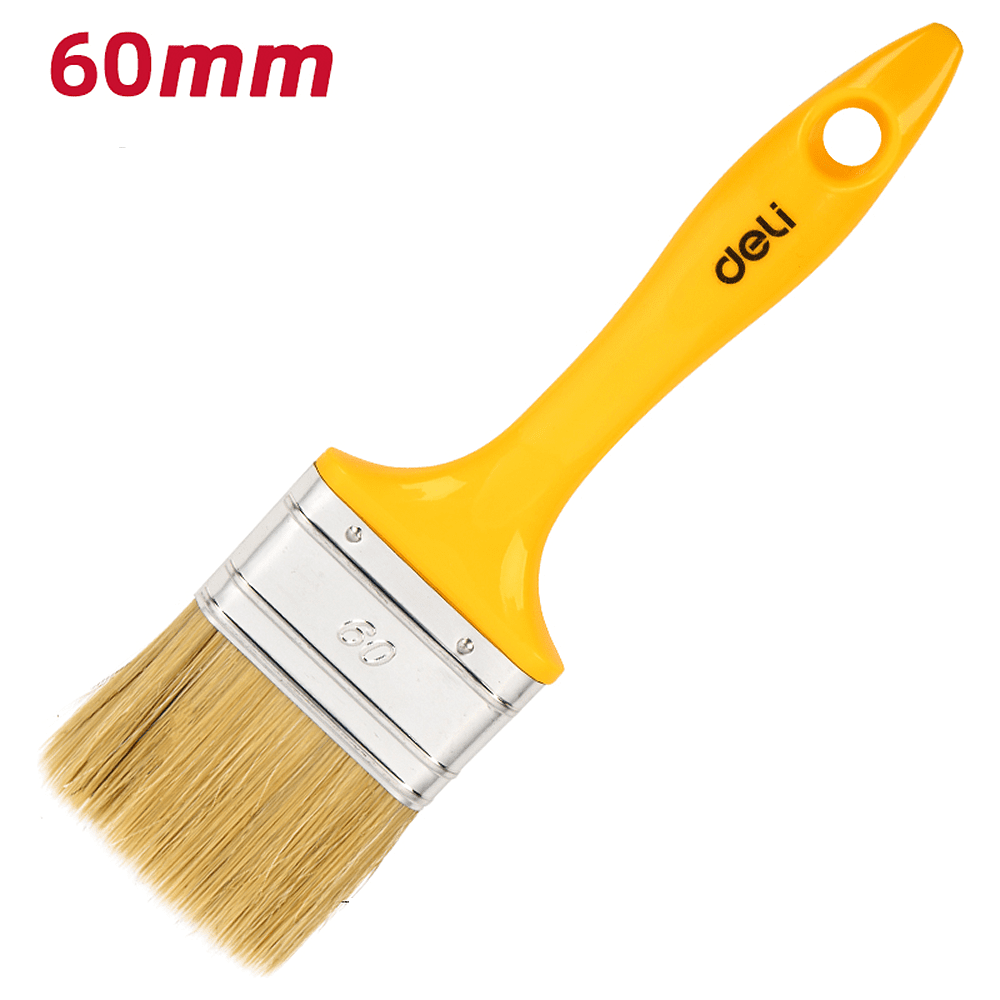 Кисть малярная Deli YS EDL509136, плоская, 2.4"-60 мм, смешанная щетина - 6