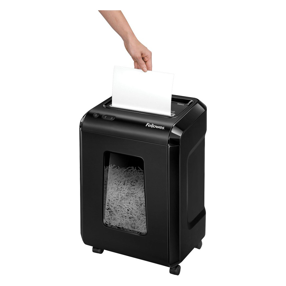 Уничтожитель Fellowes PowerShred 92Cs, DIN P-4, 4х38 мм, 18 листов., 25 литров., SafeSense - 4
