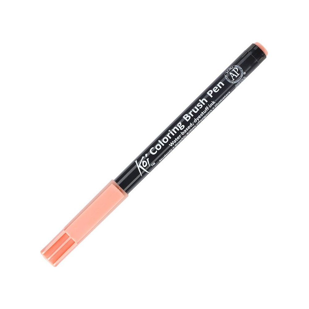 Маркер акварельный "Koi Color Brush", коралловый