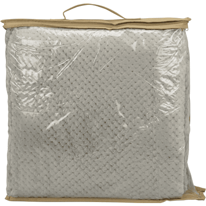 Плед "Фолд", полиэстер., бежевый - 2