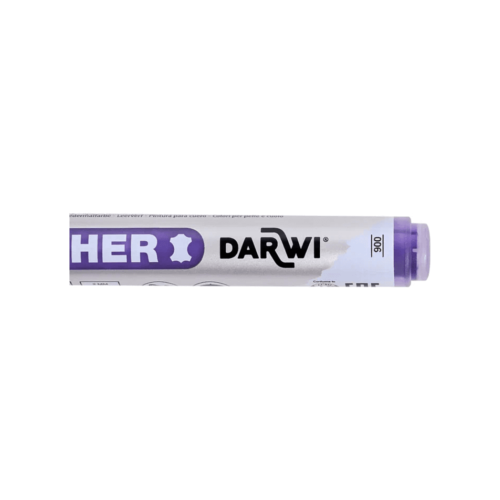 Маркер акриловый для кожи "Darwi" , 2 мм, фиолетовый - 3