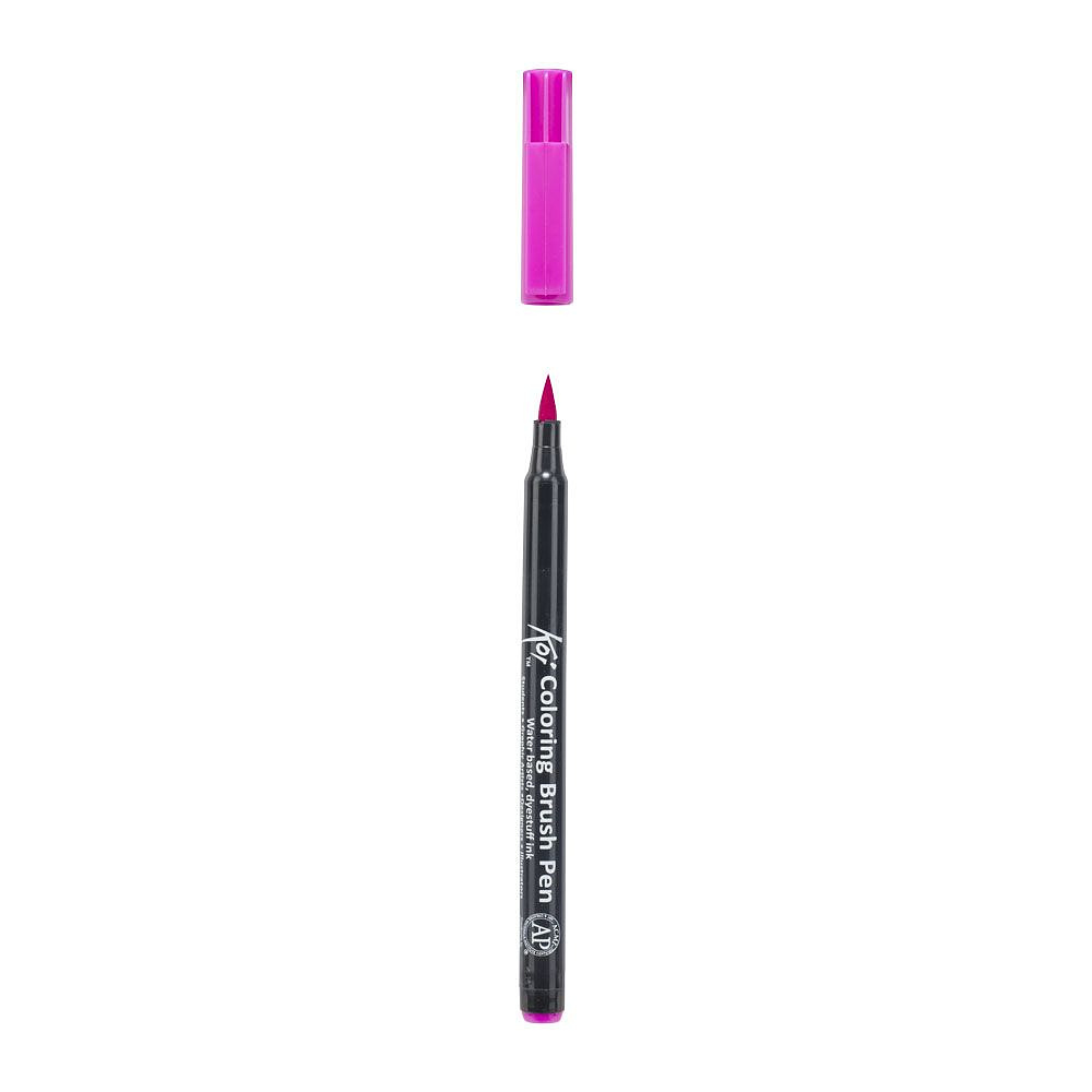 Маркер акварельный "Koi Color Brush", светло-сиреневый - 3