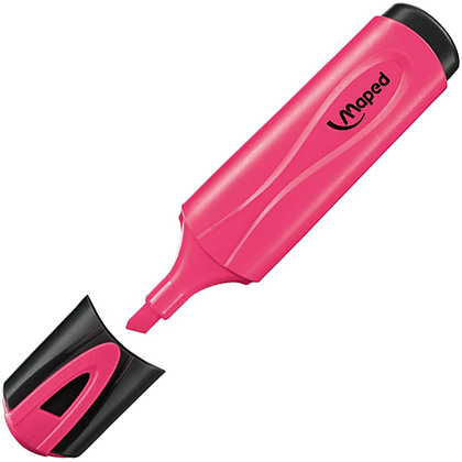 Маркер текстовый Maped "Fluo Peps", розовый - 2