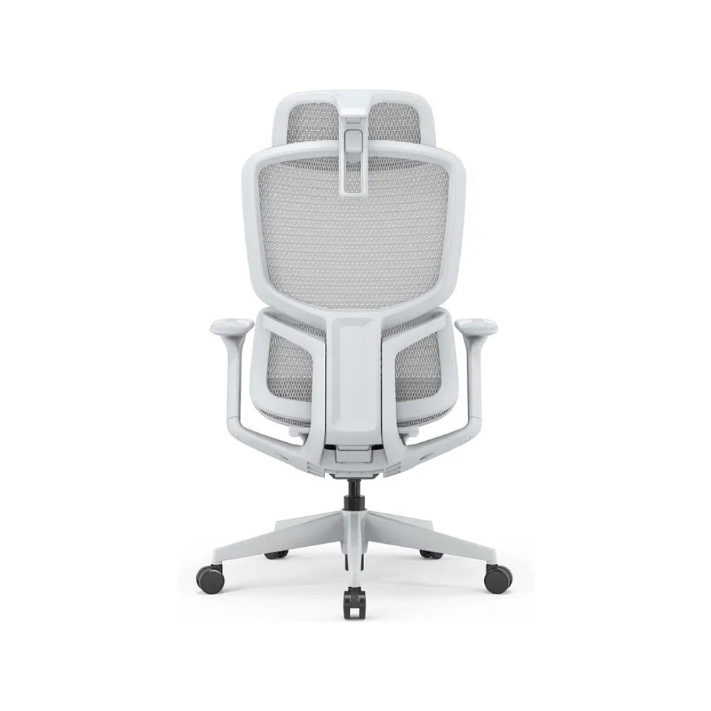 Кресло компьютерное SitZone E-JX-002А, сетка, пластик, белый - 5