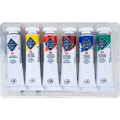 Краски масляные "Мастер-класс", 6 цветов, 18 мл - 2