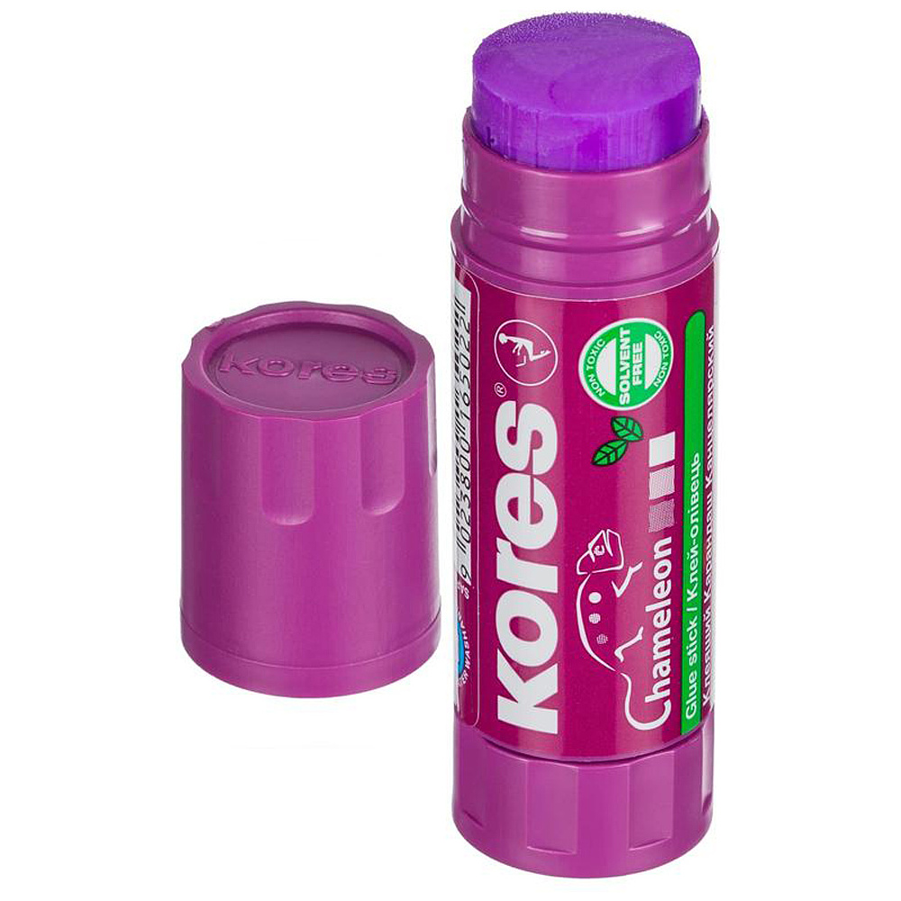 Клей-карандаш Kores "Хамелеон", 15 г - 2