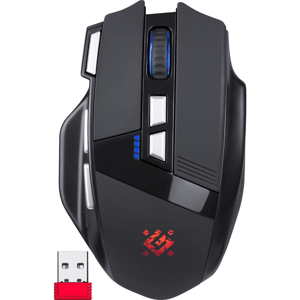 Мышь Defender Knight GM-885, беспроводная, черная - 3