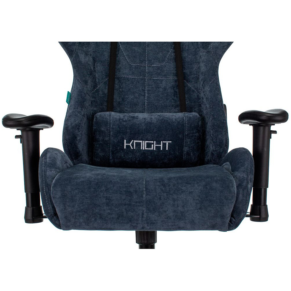 Кресло игровое Zombie "VIKING KNIGHT Fabric", ткань, металл, синий - 11