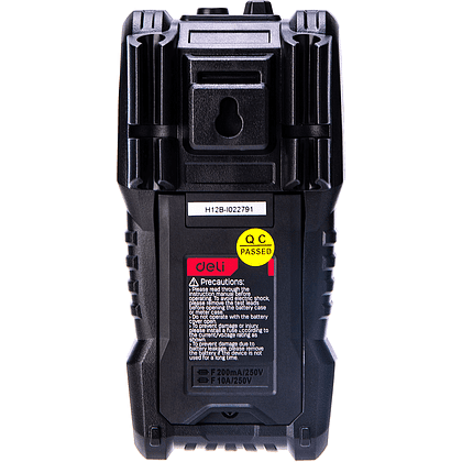 Мультиметр цифровой Deli RS EDL334302, 600В, универсальный - 8