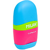Ластик-точилка Milan "Capsule Mix", 1 отверстие, с контейнером - 3
