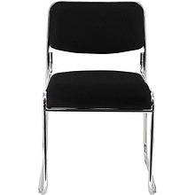 Стул для посетителей EVERPROF "Fix", ткань, металл, черный