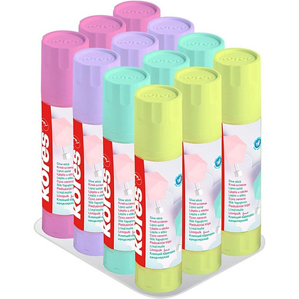 Клей-карандаш "Kores Pastel", 20 г - 2