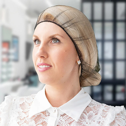 Сетка одноразовая для волос Aviora, черный, 50 шт/упак - 3