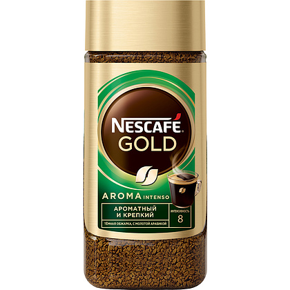 Кофе "Nescafe Gold Aroma Intenso", растворимый, 170 г