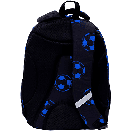 Рюкзак школьный "Neo Blue Football", черный  - 4
