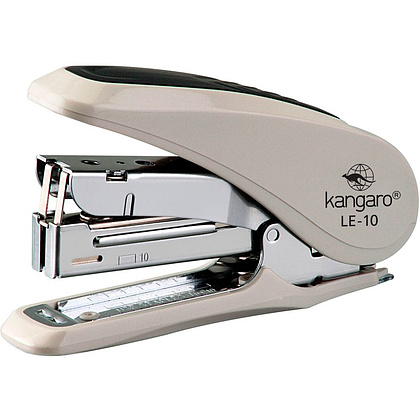 Скобосшиватель "LE-10", №10, 20 листов, бежевый, на 50% меньше усилий при нажатии