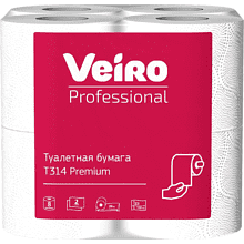 Бумага туалетная Veiro Professional Premium, 6 рулонов