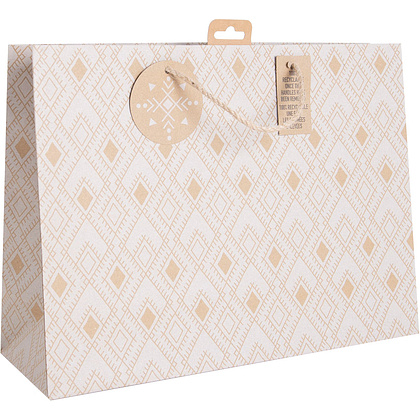 Пакет бумажный подарочный "Kraft. Tanit", 37.3x11.8x27.5 см