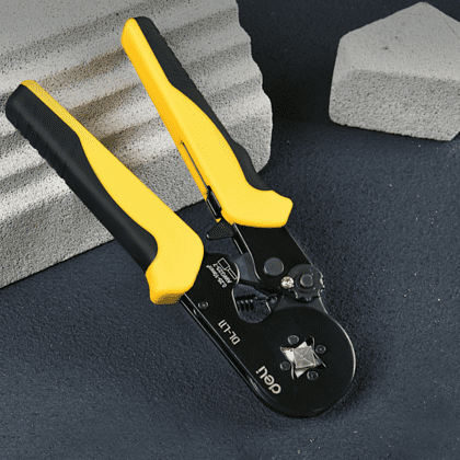 Пресс-клещи Deli YS EDL-L11, 0.25 - 10 мм², квадратная матрица - 3