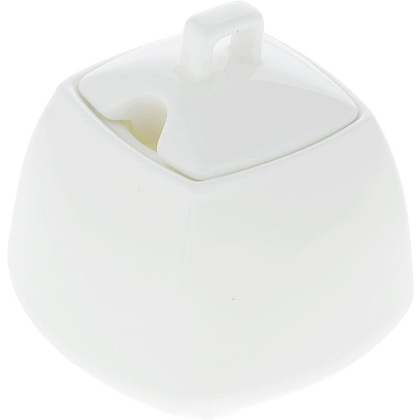 Сахарница, фарфор, 340 мл, белый