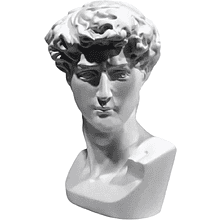 Гипсовая модель "Голова Давида малая"