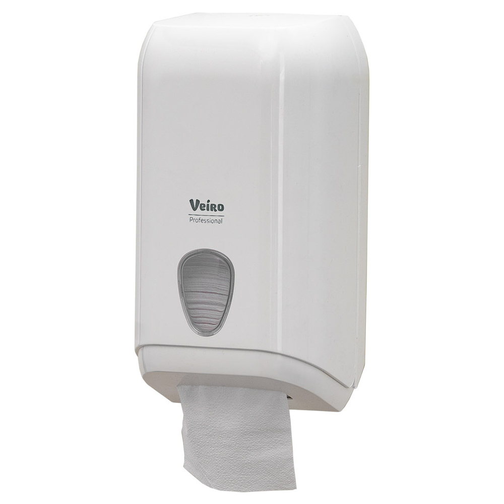 Диспенсер Veiro Professional "L-ONE" для туалетной бумаги листовой, белый