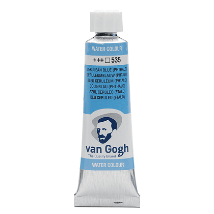 Краски акварельные "Van Gogh", 535 церулеум голубой ФЦ, 10 мл, туба
